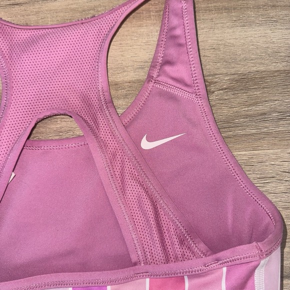NIKE Dri-FIT Reversible Racerback Stripe Junior Pink Lrg - Picture 8 of 12